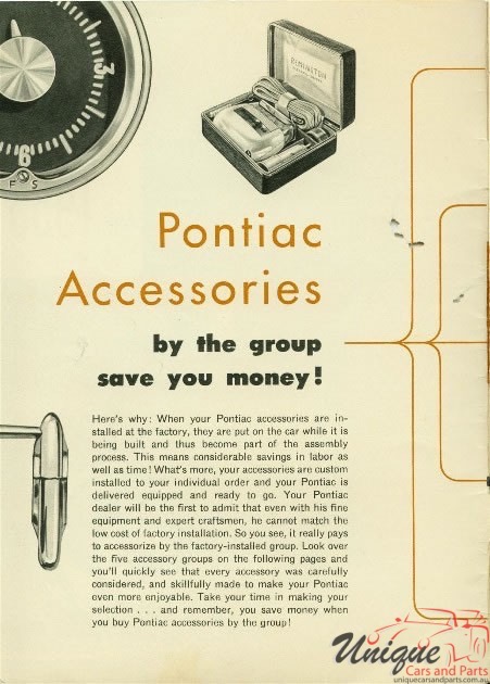 1955 Pontiac Accessories Brochure Page 9